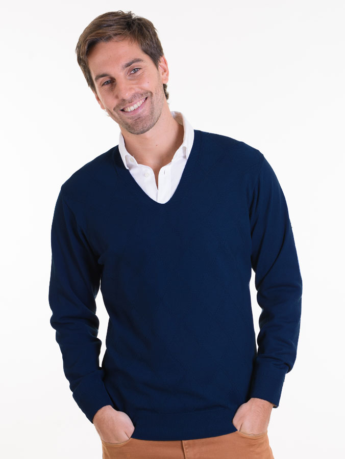 Sweater hombre V -art.497 Marca-Mauro Sergio